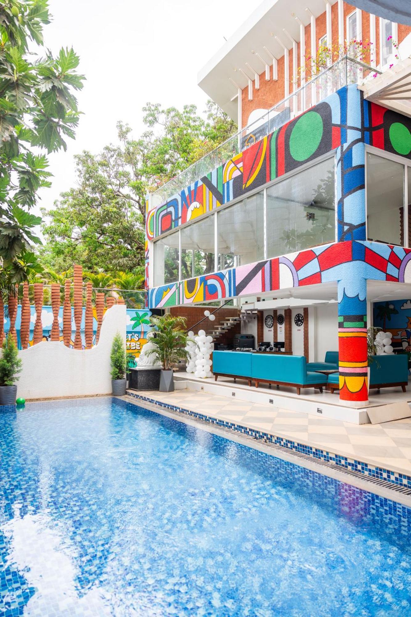 Downtown Hostels - Anjuna Buitenkant foto