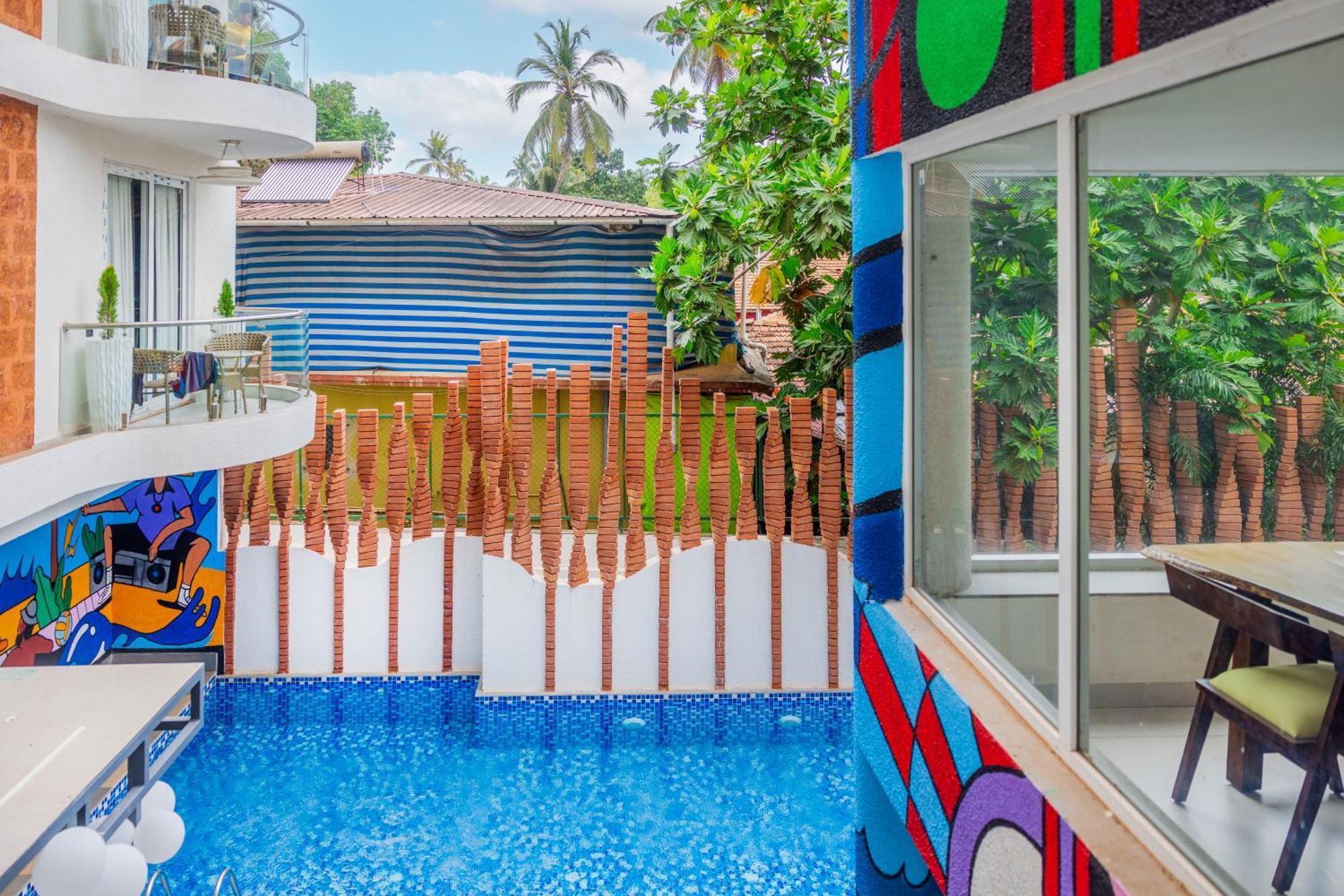 Downtown Hostels - Anjuna Buitenkant foto