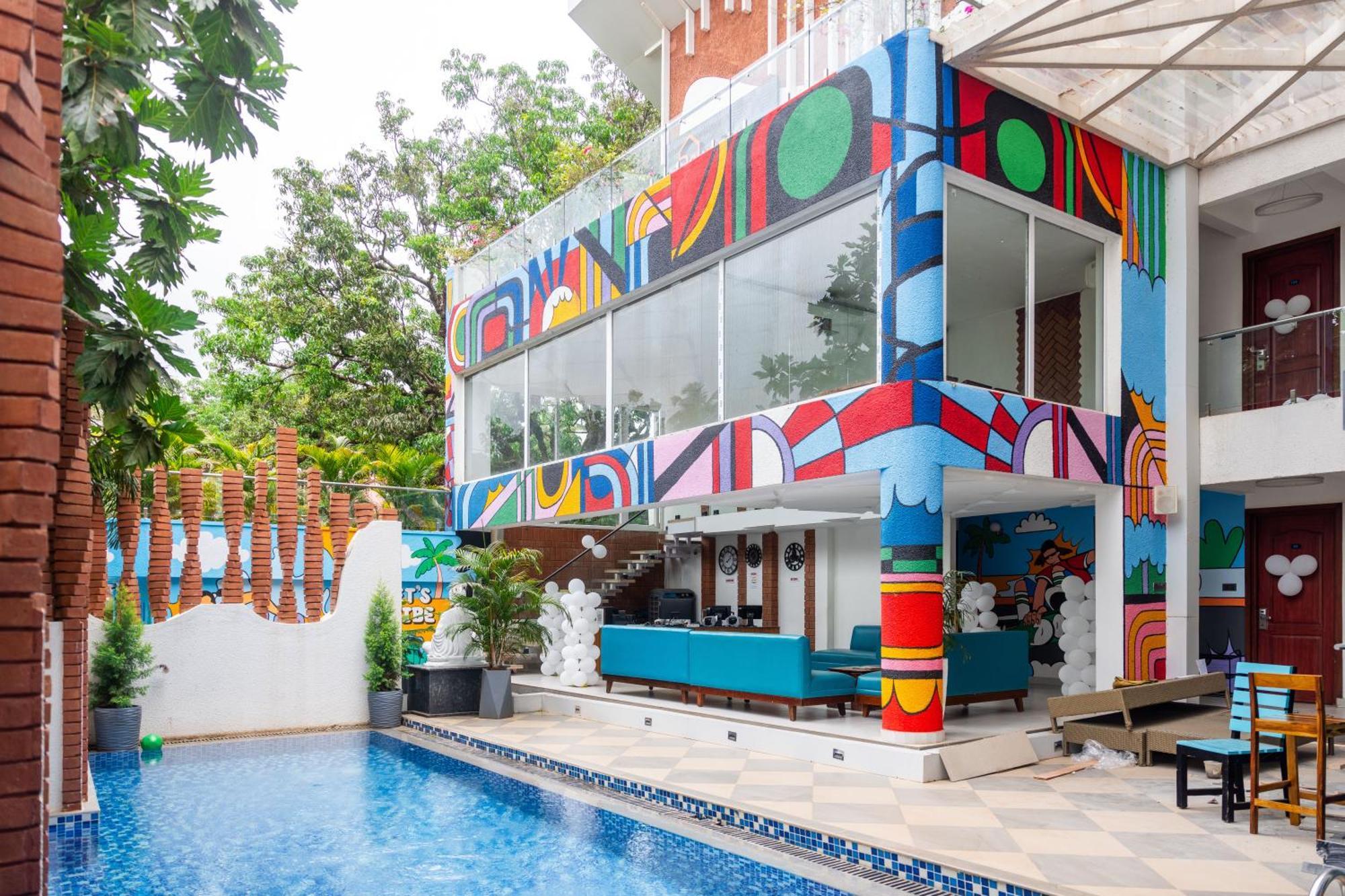 Downtown Hostels - Anjuna Buitenkant foto